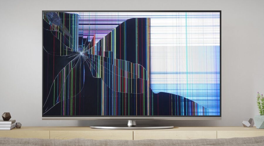 Can you repair a TV with lines?