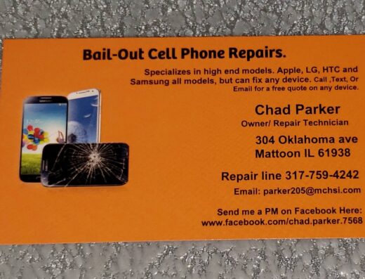 Chad Parker Bail Out Cell Phone Repair Mattoon IL