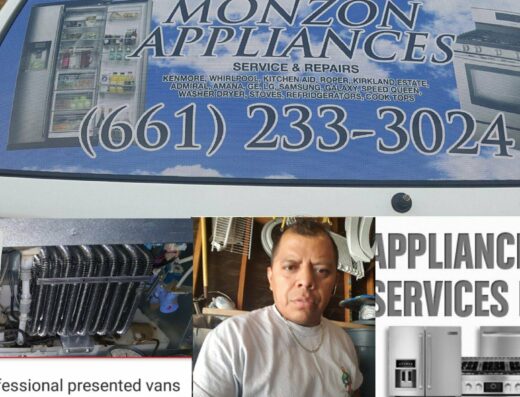 Monzon Appliances services and Repairs.