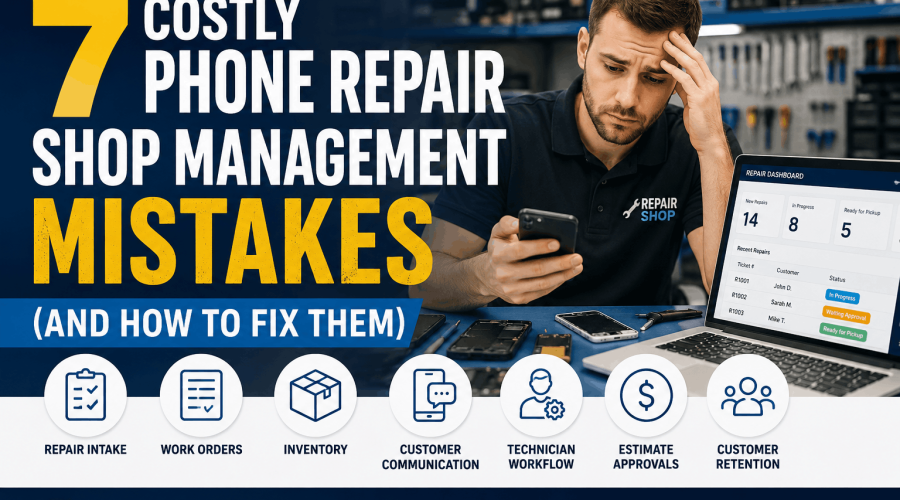7 Costly Phone Repair Shop Management Mistakes (And How to Fix Them)